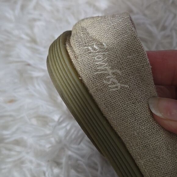 Blowfish Womens Burlap Crochet Lace Overlay Flats Slip On Tan Or Kids Size Shoe - Picture 3 of 17